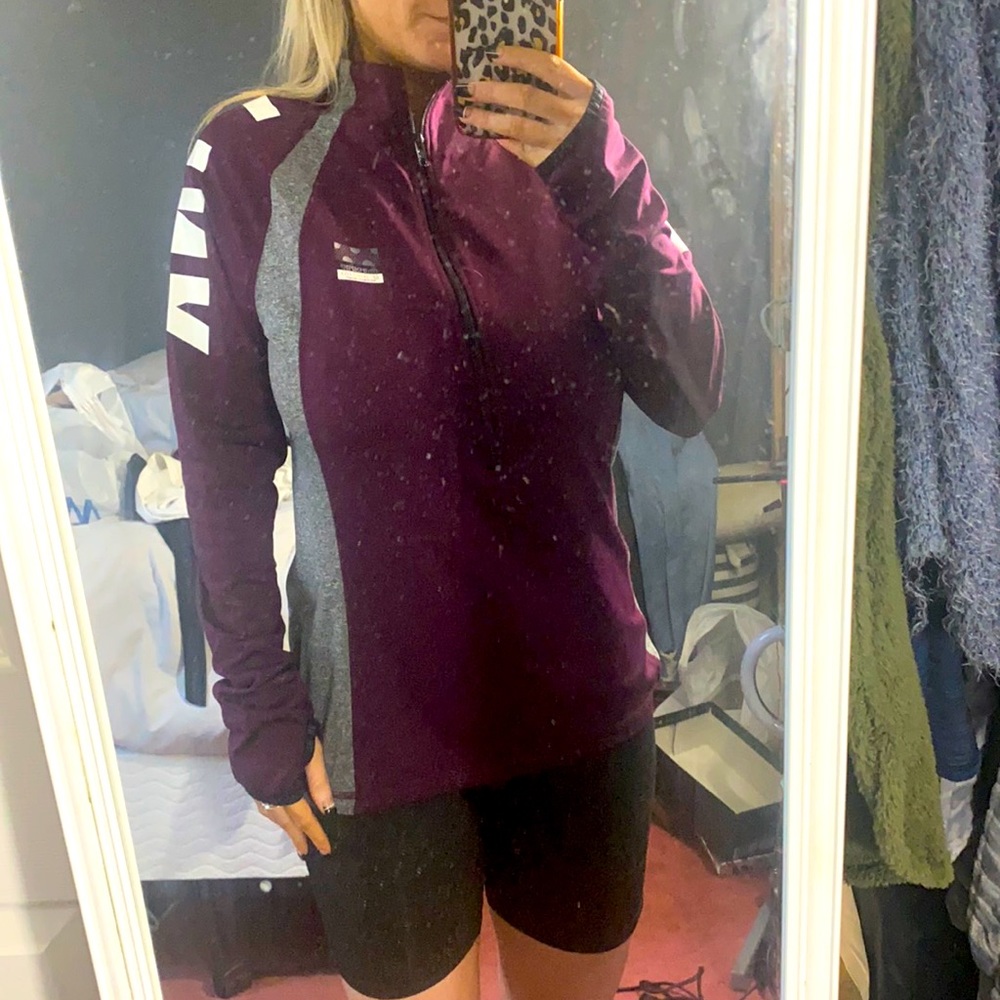 Maroon VS sportswear jacket